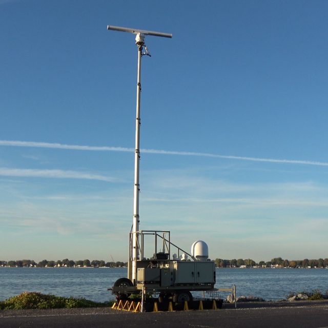 Rapid Deployment Border Security 2D X-Band Radar System